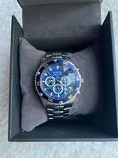 Bulova Marine Star cronógrafo aço inoxidável mostrador azul relógio de quartzo 98B400 comprar usado  Enviando para Brazil
