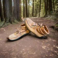Botas masculinas vintage Timberland Gore-Tex Chukka biqueira mista tamanho 10.5 trilha para caminhada, usado comprar usado  Enviando para Brazil