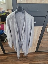 Hellgrau jacke fransen gebraucht kaufen  Krummennaab