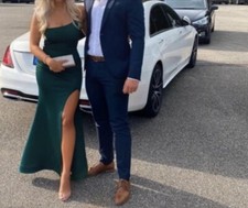 Abendkleid kleid schlitz gebraucht kaufen  Limburgerhof