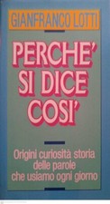 Perchè dice così usato  Italia