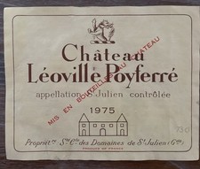 étiquette château léoville d'occasion  Toul