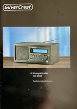 Kompaktradio 2334 silvercrest gebraucht kaufen  Bodenfelde
