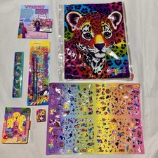 Antiga Bolsa de Vinil Lisa Frank Smart Zip Leopardo Notebook Borracha Régua Canetas Adesivo comprar usado  Enviando para Brazil