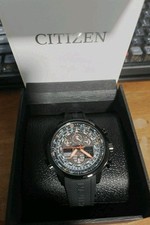Citizen Eco-Drive Navihawk A-T Limited Triplo Preto/GPS/Solar/SATÉLITE/43mm comprar usado  Enviando para Brazil