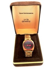 Reloj Hombre Vintage Años 70 TEXAS INSTRUMENTS LED Rojo 401 Cuarzo FUNCIONA  segunda mano  Embacar hacia Mexico