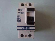 Volex 80a rcd for sale  HAILSHAM