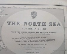 Antique admiralty chart for sale  ISLEWORTH
