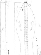 Dulcimer plans hourglass for sale  Hollister