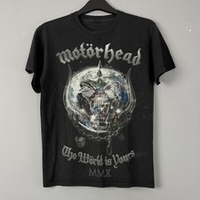 Camiseta Motörhead The World is Yours Tour banda rara de heavy metal Lemmy M comprar usado  Enviando para Brazil