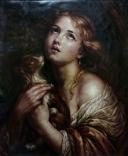 Antico dipinto olio usato  Visciano