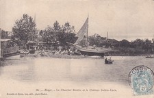 Cpa blaye chantier d'occasion  Montlieu-la-Garde
