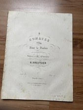 Kreutzer rodolphe sonates d'occasion  Bordeaux-
