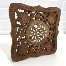 Carved wooden trivet. for sale  Montrose