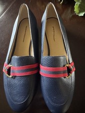 Navy red leather for sale  Largo