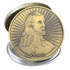 Moeda comemorativa de bronze Jesus A Cruz de Deus medalha coleção presente comprar usado Moeda comemorativa de bronze Jesus A Cruz de Deus medalha coleção presente comprar usado  Enviando para Brazil
