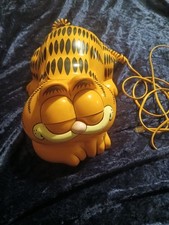 Teléfono fijo Garfield Tyco de colección años 80 ojos de gato abiertos y cerrados. (05) segunda mano  Embacar hacia Mexico