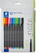 Fineliner pens pack for sale  BRADFORD