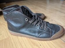 Baskets cuir marron d'occasion  Choisy-le-Roi