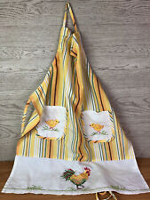 Chicken apron white for sale  OKEHAMPTON