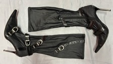 black heeled boots booties for sale  Jacksonville