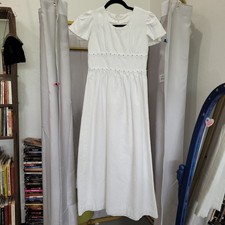 Vestido maxi de manga curta branco florista anos 70 com detalhes florais, usado comprar usado Vestido maxi de manga curta branco florista anos 70 com detalhes florais, usado comprar usado  Enviando para Brazil