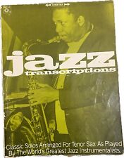 Tenor Sax - Jazz Transcriptions [Classic Solos] Musical Score Spartito Books comprar usado  Enviando para Brazil