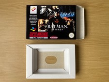 Caixa de reprodução Batman Returns SNES Super Nintendo sistema de entretenimento PAL comprar usado  Enviando para Brazil