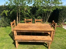 Reclaimed softwood dining for sale  CLEVEDON