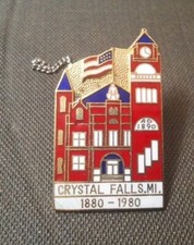 Enamel pin crystal for sale  Linden