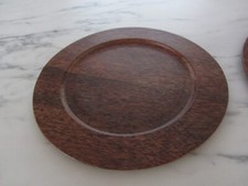 Wooden charger plates for sale  RETFORD