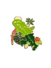 Ímã de geladeira de metal e esmalte Martinica Ilha Francesa comprar usado Ímã de geladeira de metal e esmalte Martinica Ilha Francesa comprar usado  Enviando para Brazil