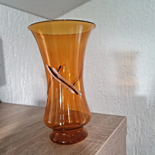 Rauchglas gelbe vase gebraucht kaufen  Rathenow