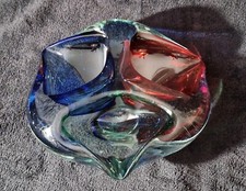 Tri coloured glass for sale  IPSWICH