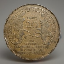 Buono centesimi 1906 usato  Omegna