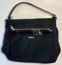 Bolsa tote Kipling grande preta nylon dourada ferragem bolso frontal porta-chaves comprar usado  Enviando para Brazil