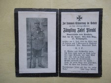Sterbebild wk1 inf gebraucht kaufen  Prackenbach