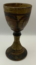Studio pottery goblet for sale  NEWPORT
