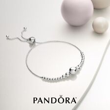 Pulseira de Prata 25cm/9,8" Autêntica PANDORA Cordão de Contas Slider #597749 Bolsa comprar usado  Enviando para Brazil