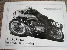 Bsa victor production d'occasion  Expédié en Belgium