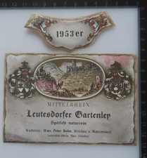 Wein etikett leutesdorfer gebraucht kaufen  Hollenstedt
