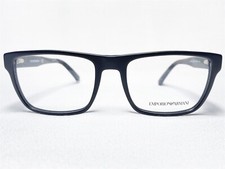NOVO Emporio Armani EA3080 5042 Masculino Preto Fosco Moderno Armação de Óculos 53/18 comprar usado  Enviando para Brazil