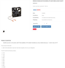 Norcold 628685 cooling for sale  Live Oak