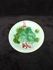 Assiette barbotine majolica d'occasion  France