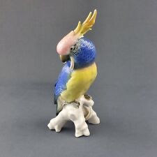 Perroquet porcelaine polychrom d'occasion  Flavy-le-Martel