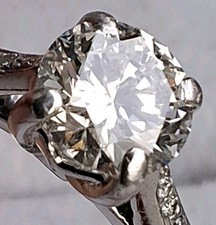 Platinum 0.85ct gia for sale  NEWENT