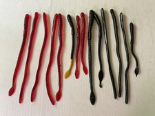 Lote de 14 várias iscas artificiais de plástico macio para minhoca, usado comprar usado  Enviando para Brazil