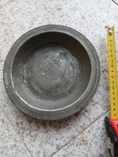 Antico piatto metallo usato  Manciano