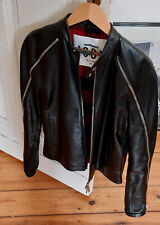 Dsquared2 lederjacke icon gebraucht kaufen  Berlin