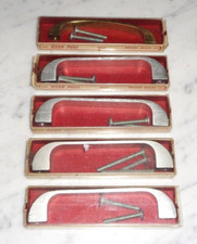 5 puxadores de gaveta de latão e níquel National Lock R208 vintage comprar usado  Enviando para Brazil
